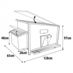 Kippenhok Marker Cartoon