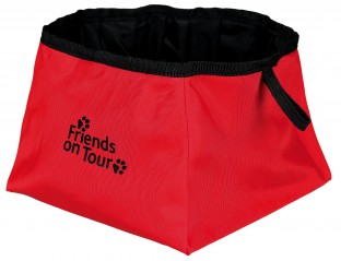 Dog On Tour nylon reis eet- en drinkbak