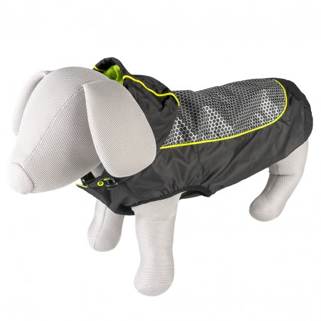 Hondenregenjas Sporty Zwart Geel